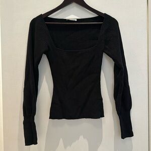 Knit Cashmere Long Sleeve Top